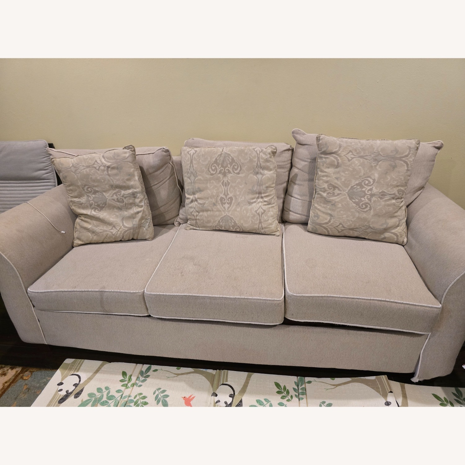 Bob's Discount Furniture Natural 3+ Seater Sofa - image-2