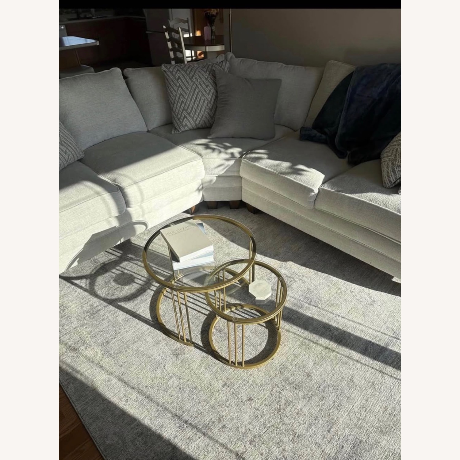 Round Coffee Table Two-piece Set  - image-2