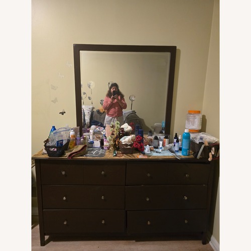 Used Ashley Furniture Dark Brown Dresser for sale on AptDeco