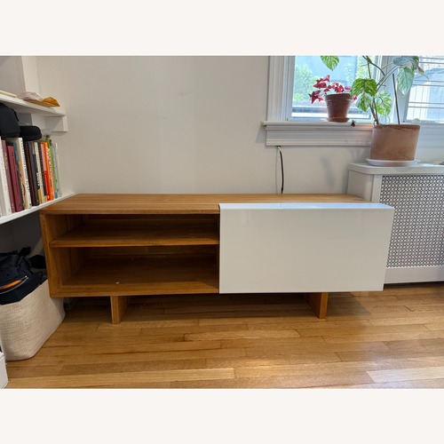 Used MASHstudios Brown Wood Ent Console for sale on AptDeco