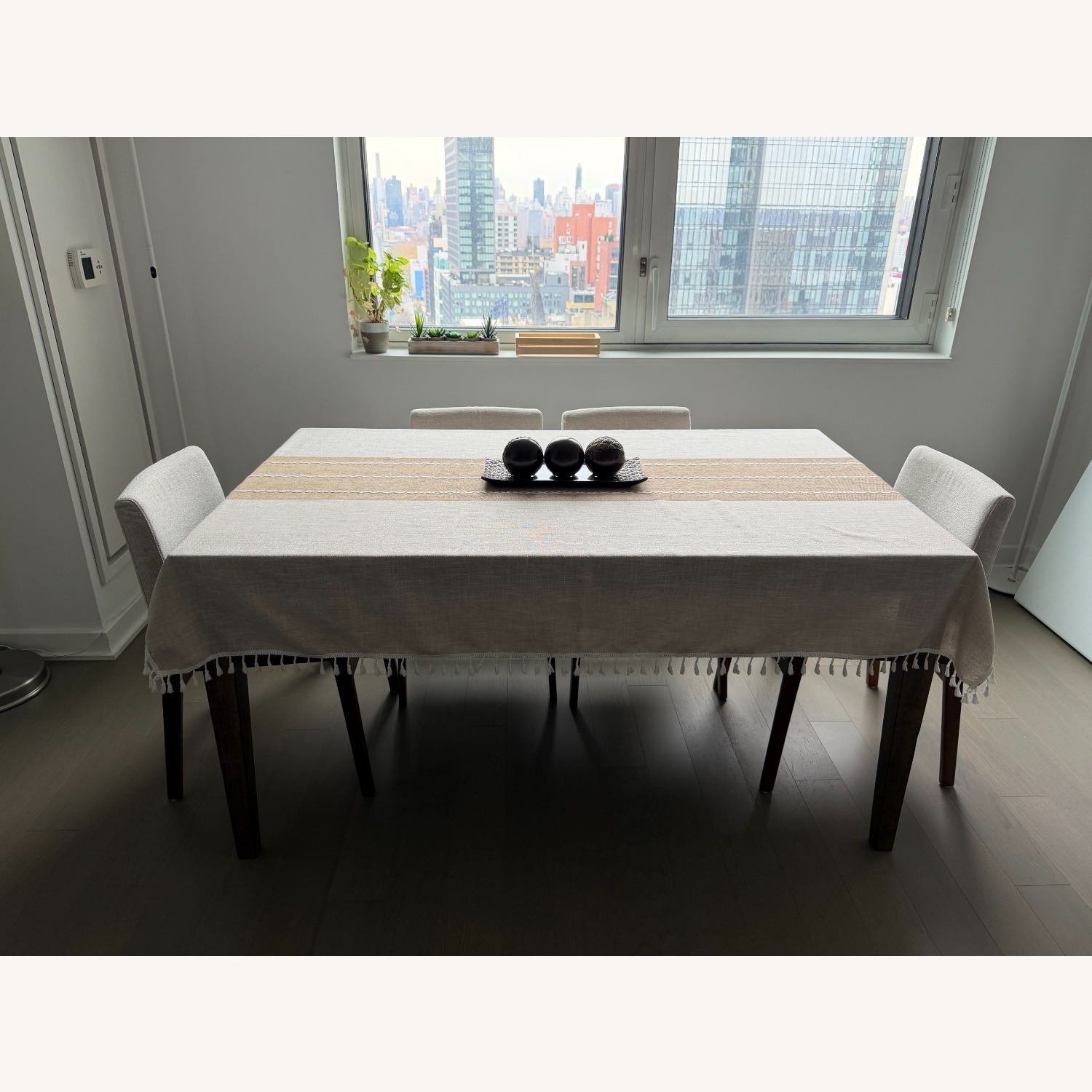 Solid Wood 60"  Dining Table - Excellent Condition - image-4