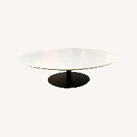 Bernhardt Design White Wood Coffee Table
