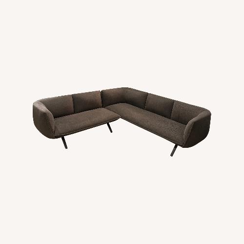 Used Bernhardt Design Luca Fabric 2 Piece Sectional for sale on AptDeco