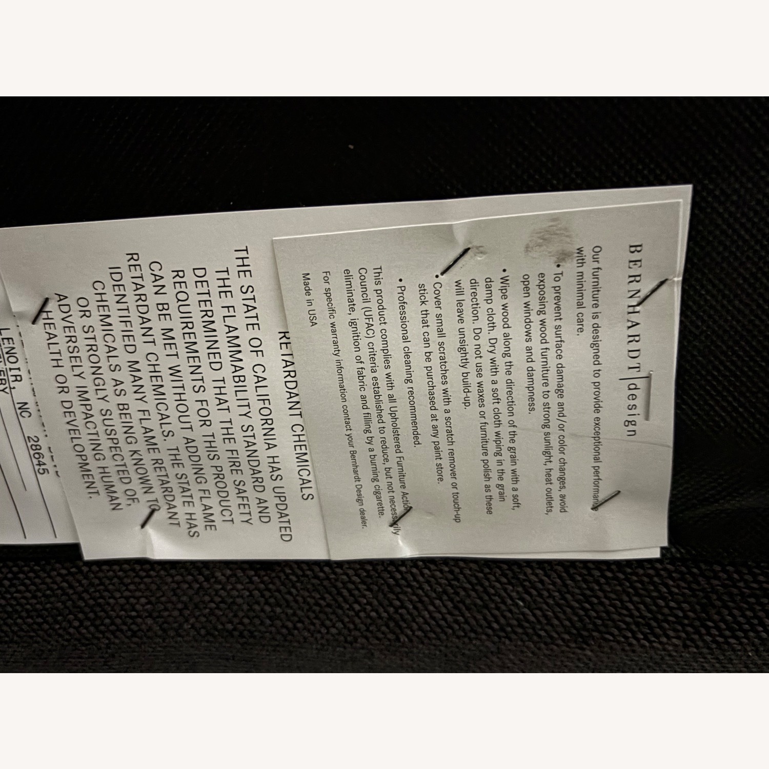 Bernhardt Design Luca Fabric 2 Piece Sectional - image-4