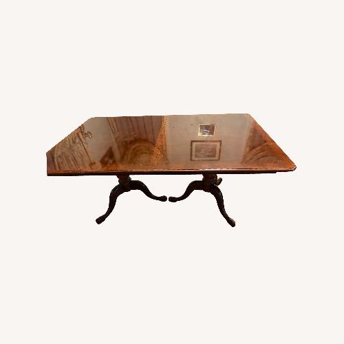 Used Vintage/Antique Finds Dark Brown Dining Table for sale on AptDeco