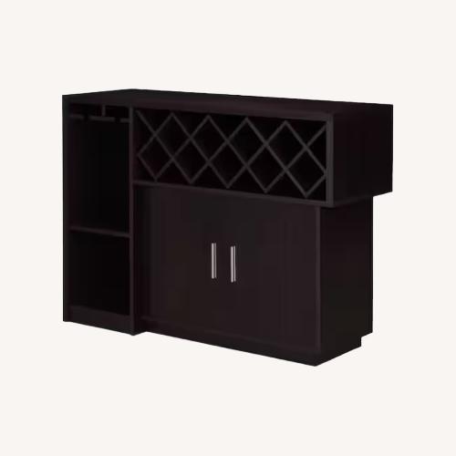 Used Vosso 22-Bottle Espresso Wine Cabinet for sale on AptDeco