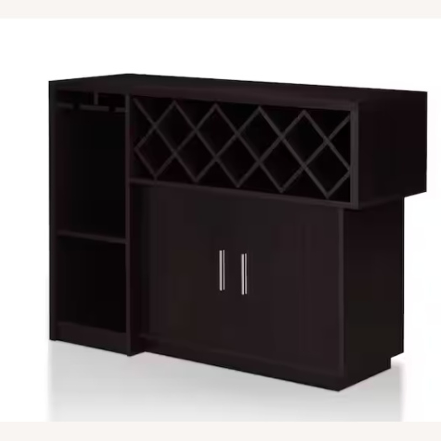 Vosso 22-Bottle Espresso Wine Cabinet - image-4