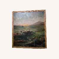 Large Original Carl William Peter's  Piece 