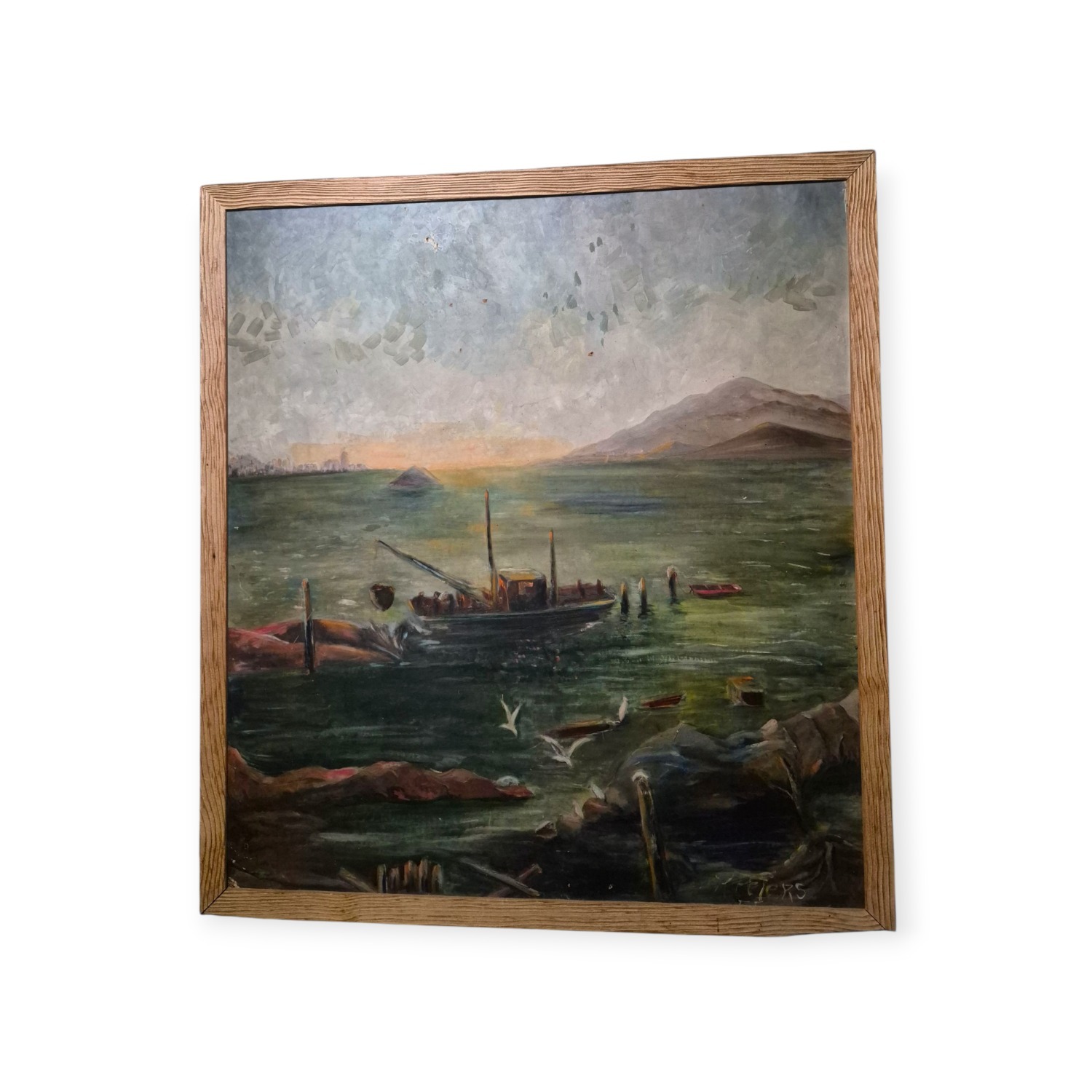 Large Original Carl William Peter's  Piece  - image-1