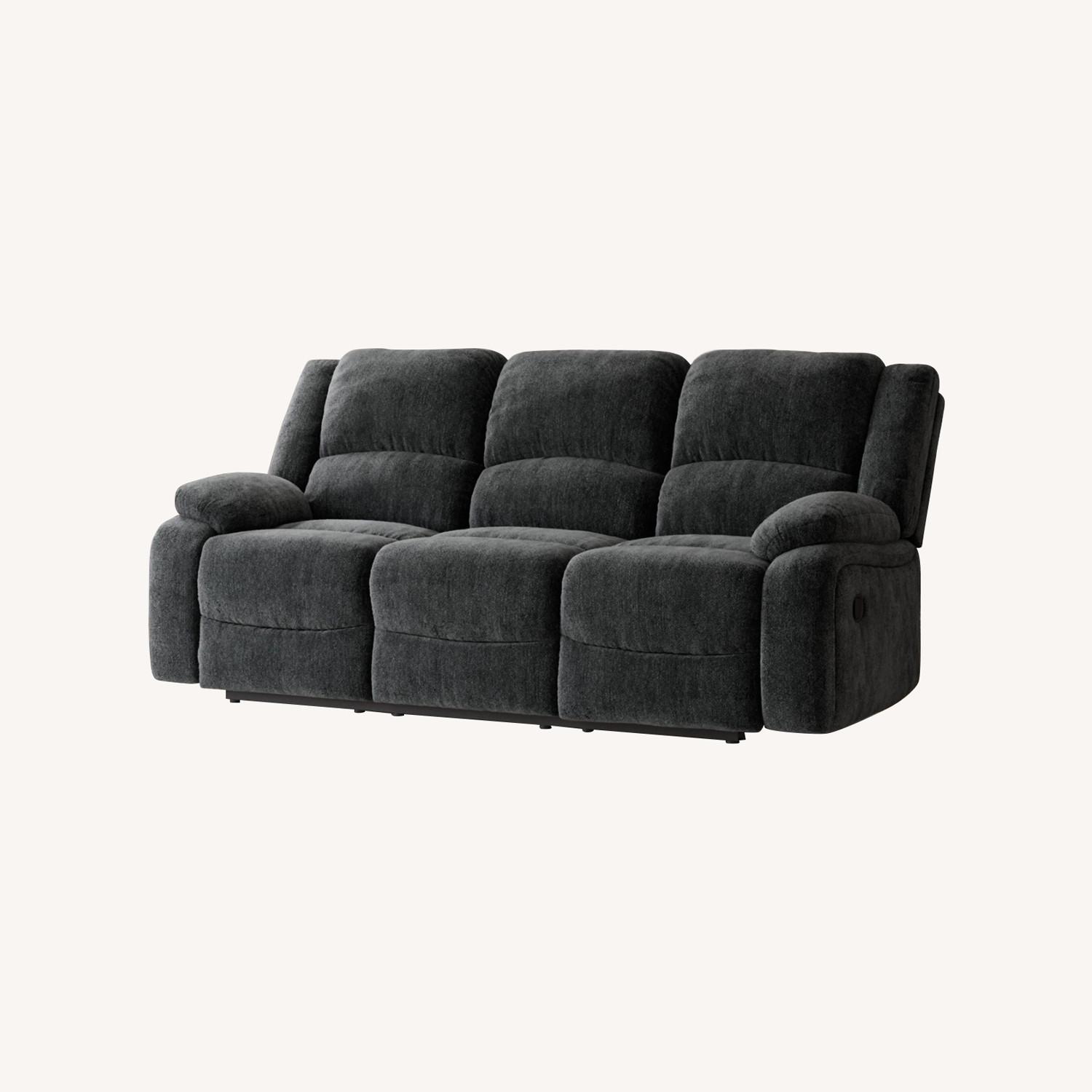 Ashley Furniture Draycoll Light Gray Fabric 2 Seater Sofa - image-0