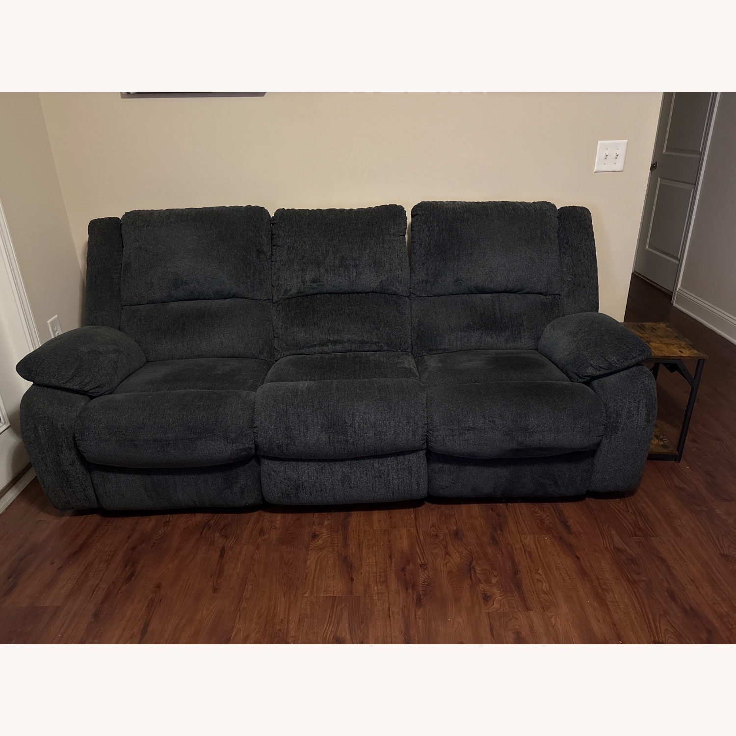 Ashley Furniture Draycoll Light Gray Fabric 2 Seater Sofa - image-2