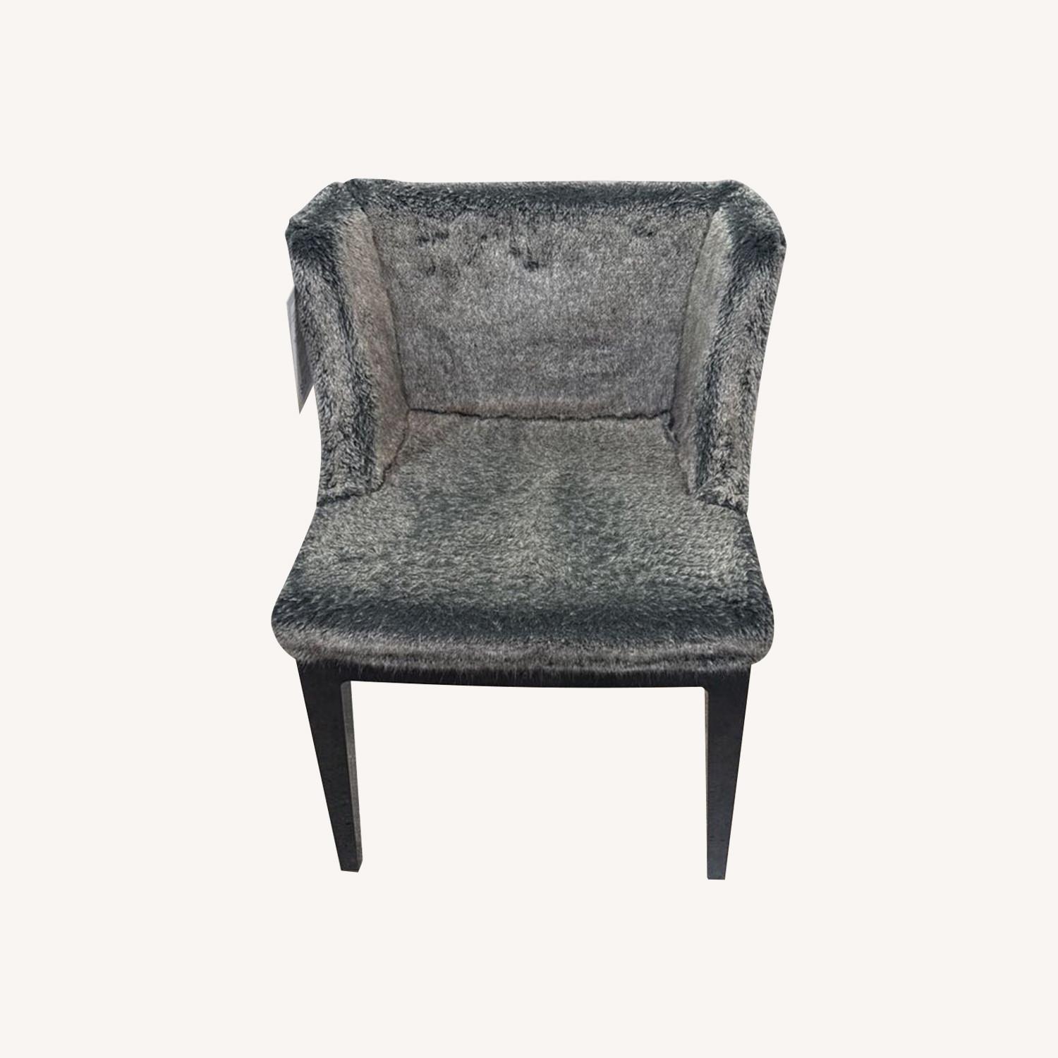 Mademoiselle Kravitz Faux Fur Snake Print Chair - image-0