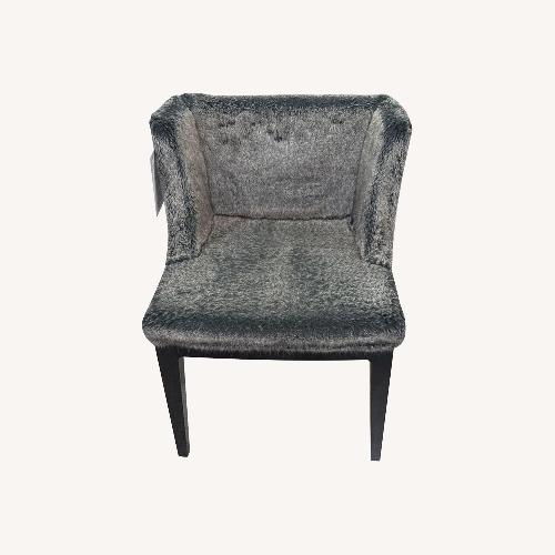 Used Mademoiselle Kravitz Faux Fur Snake Print Chair for sale on AptDeco