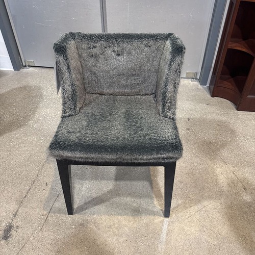 Used Mademoiselle Kravitz Faux Fur Snake Print Chair for sale on AptDeco
