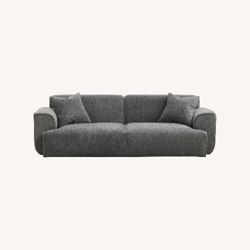 Used Dark Gray Boucle 2 Seater Sofa for sale on AptDeco