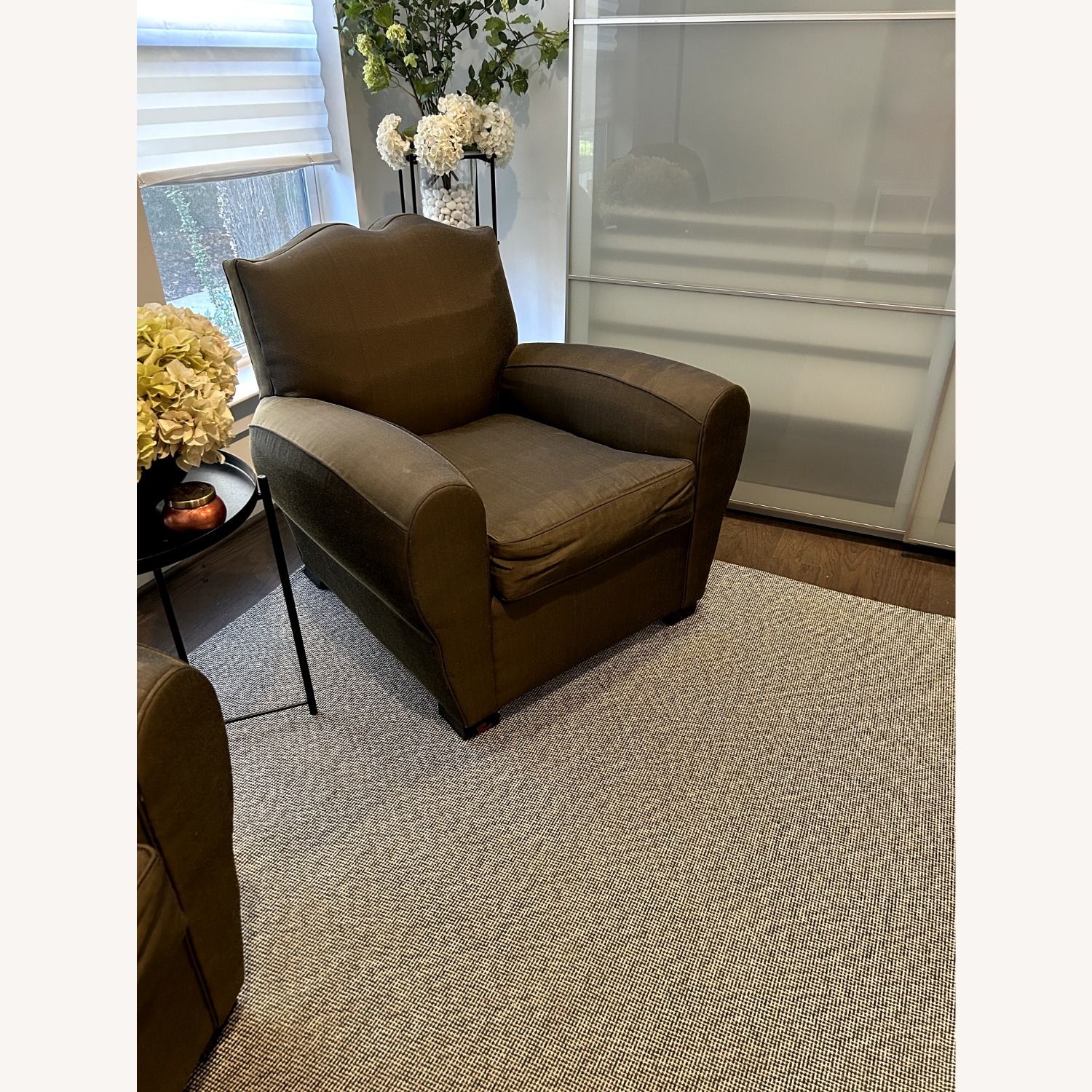 Olive Green Oversized Accent Chair Set - image-2