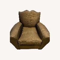 Olive Green Oversized Accent Chair Set