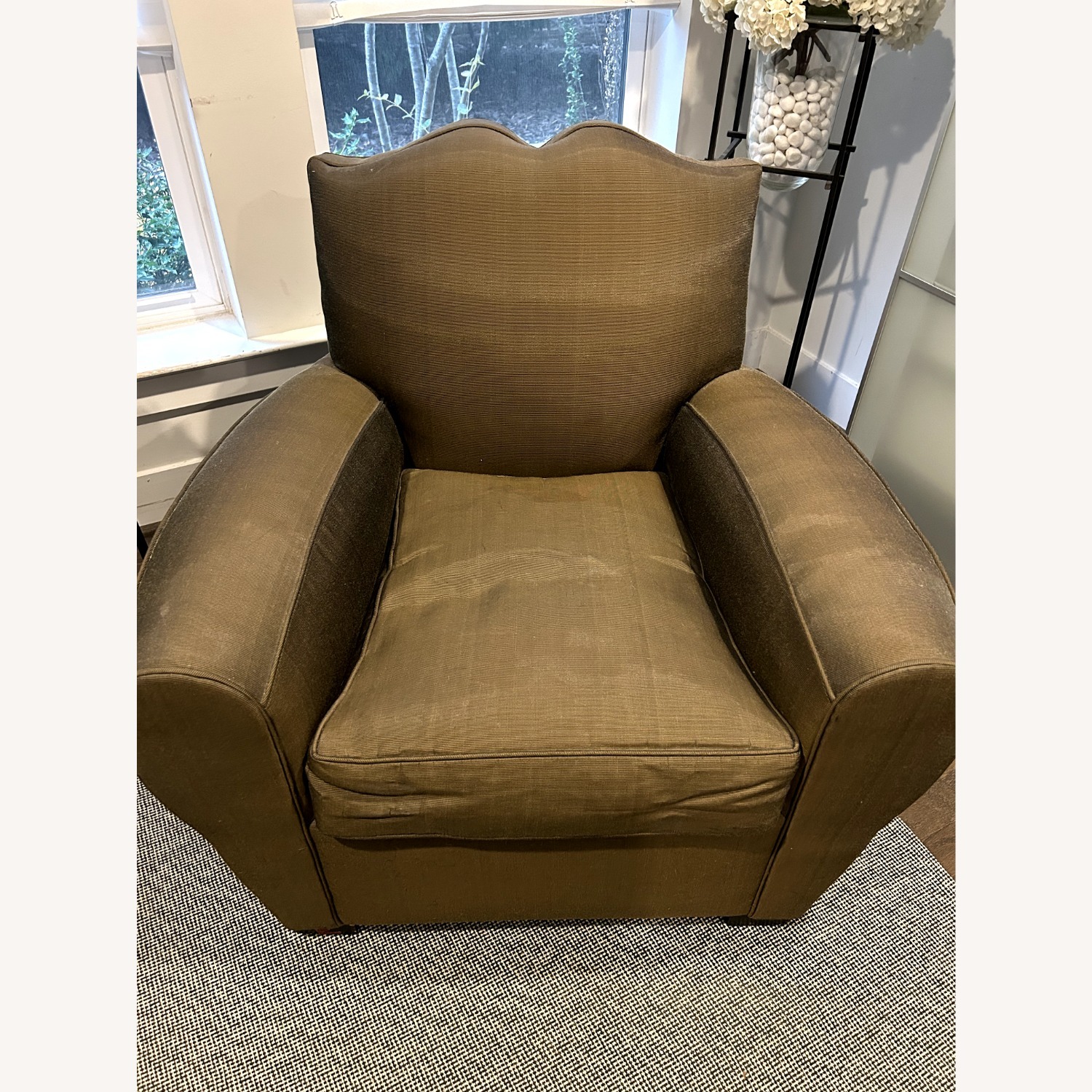 Olive Green Oversized Accent Chair Set - image-3