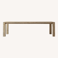 Restoration Hardware Drifted Reclaimed Oak Parsons Rectangular Dining Table