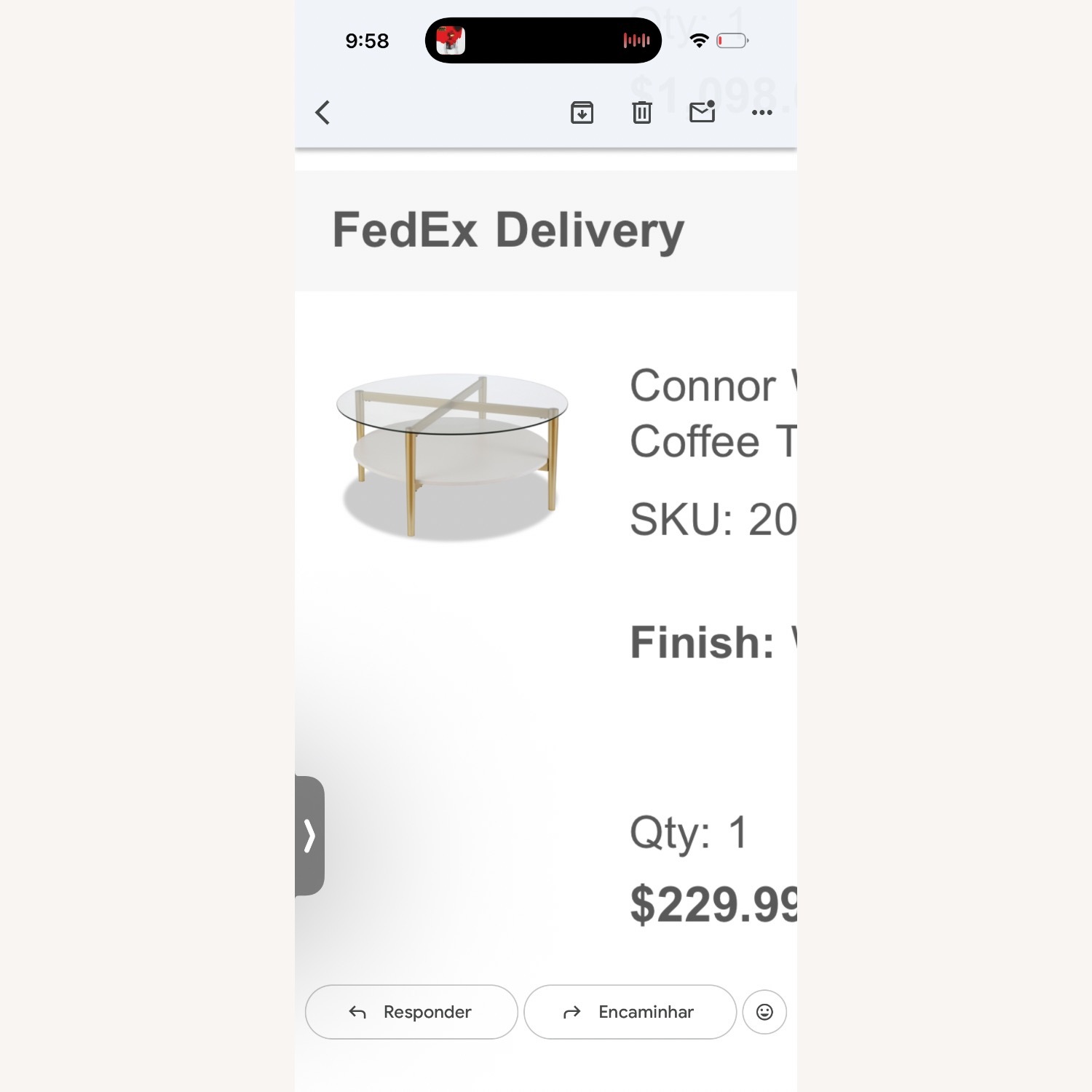 White Coffee Table - image-2