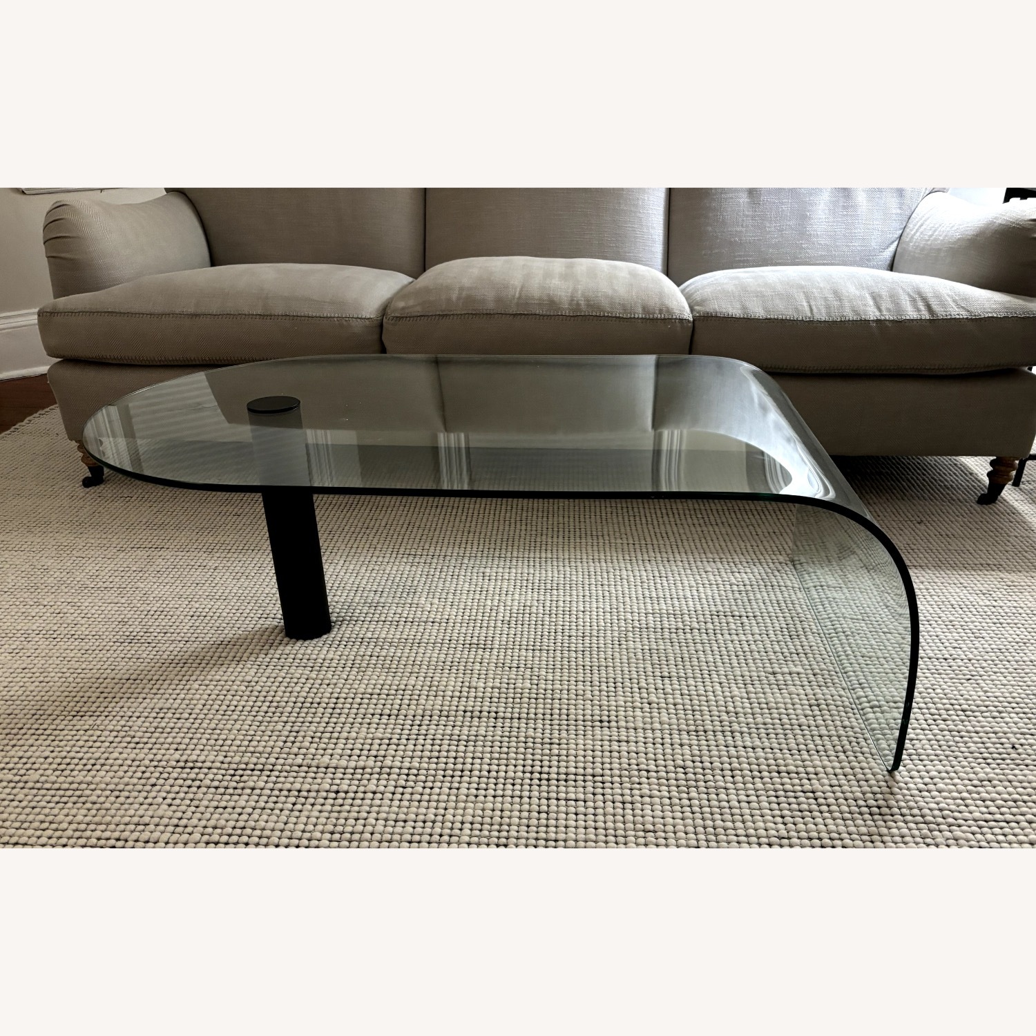 Vintage Transparent Coffee Table - image-1