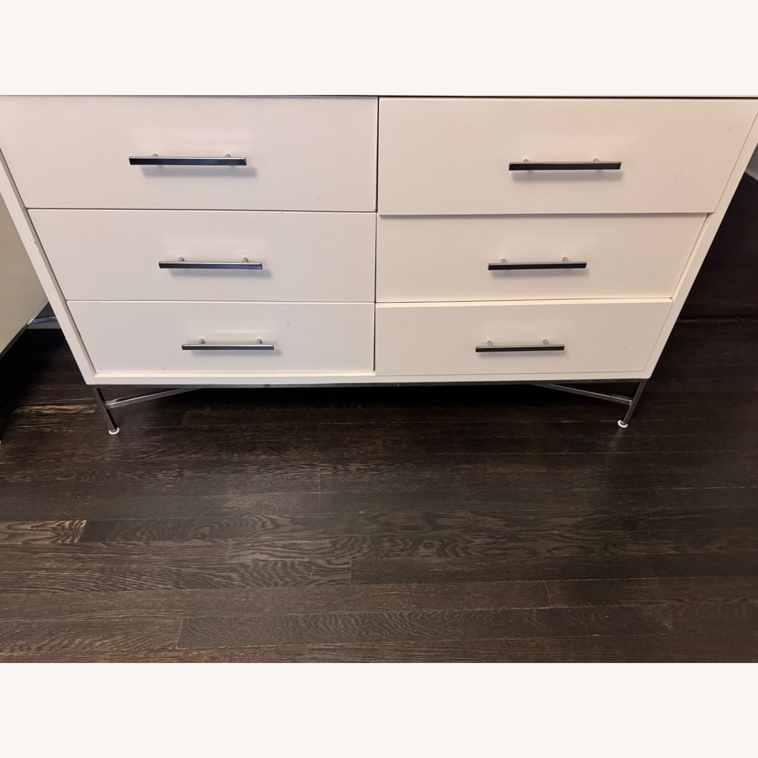 West Elm City White Wood Dresser - image-2