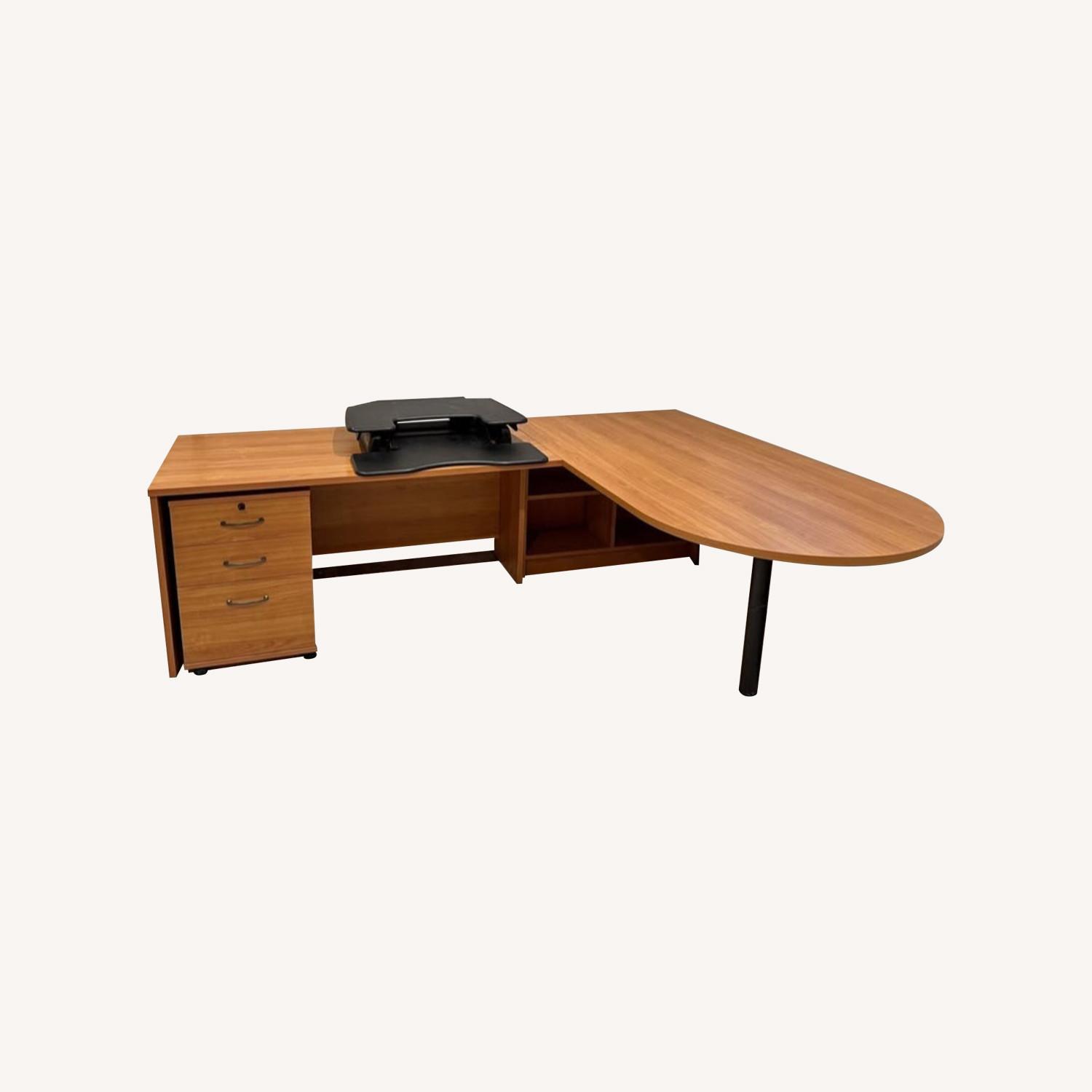 Sauder Large Executive Desk - image-0