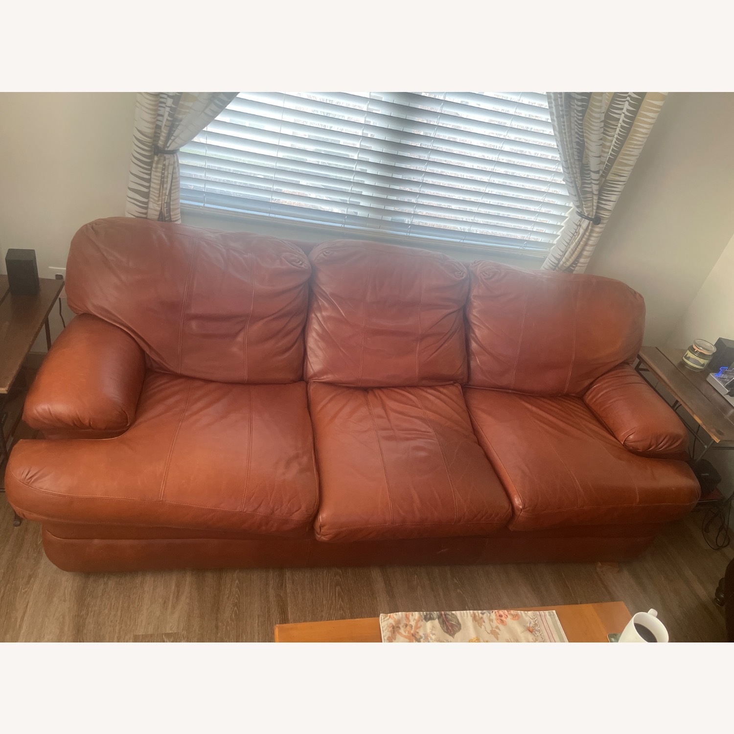 Full Size Leather Sofa  - image-3