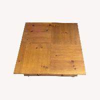 Light Brown Wood Coffee Table