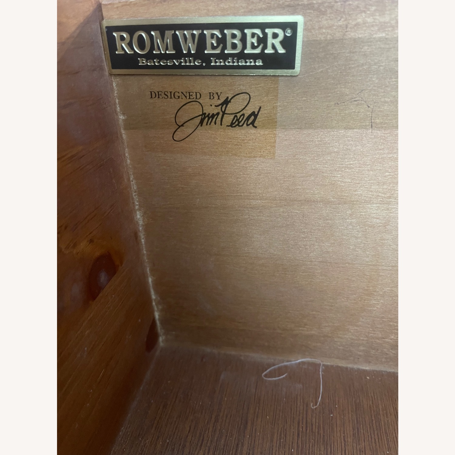 Light Brown Wood Coffee Table - image-2