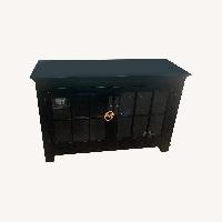 Black Wood Media Storage