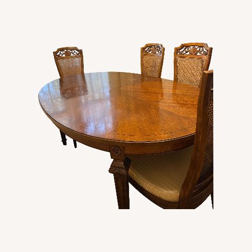 Used Vintage/Antique Finds Dark Brown Wood Dining Sets for sale on AptDeco