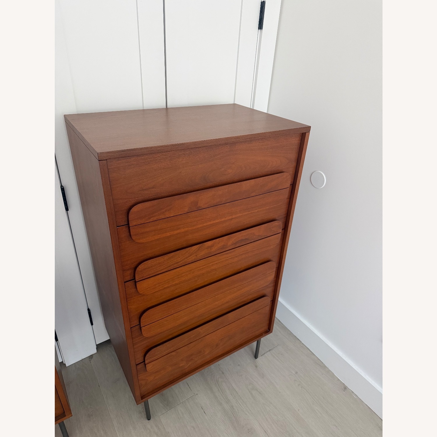 West Elm Gemini Dark Brown Wood Dresser - image-2