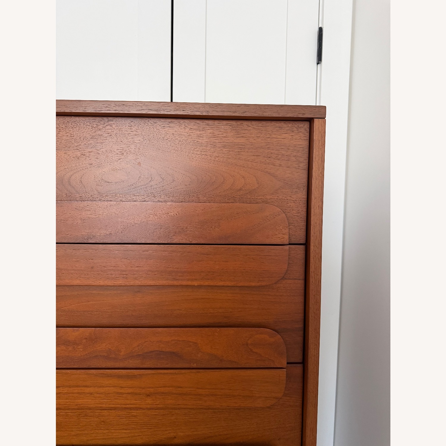 West Elm Gemini Dark Brown Wood Dresser - image-3