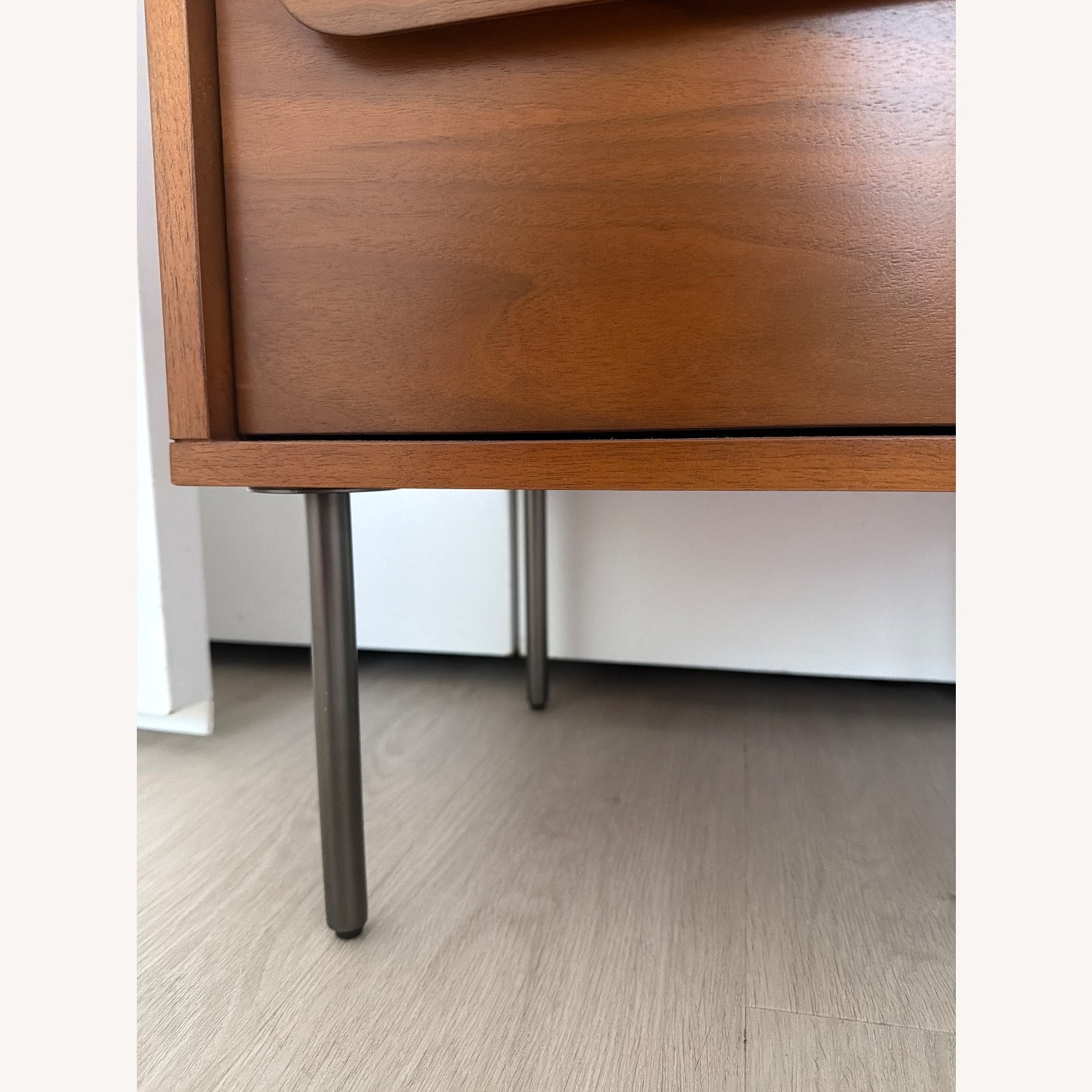 West Elm Gemini Walnut Nightstand - image-4