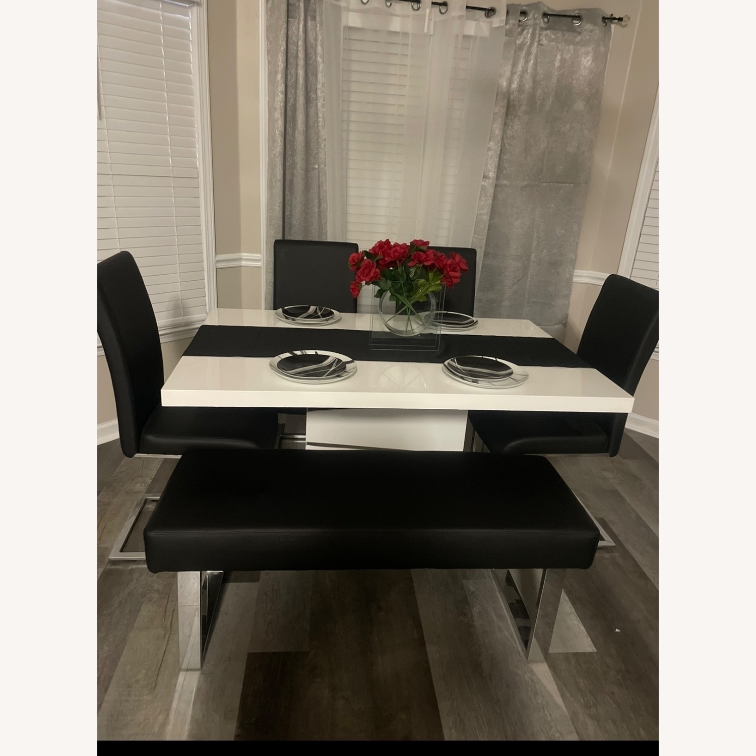 White Metal Dining Sets - image-2