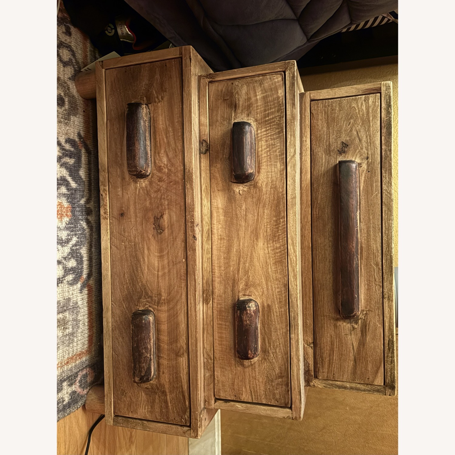 Anthropologie Brigitta Natural Wood Side Table - image-4