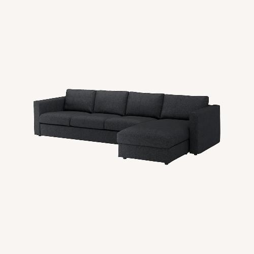 Used IKEA Finnala Light Gray 3+ Piece Sectional for sale on AptDeco