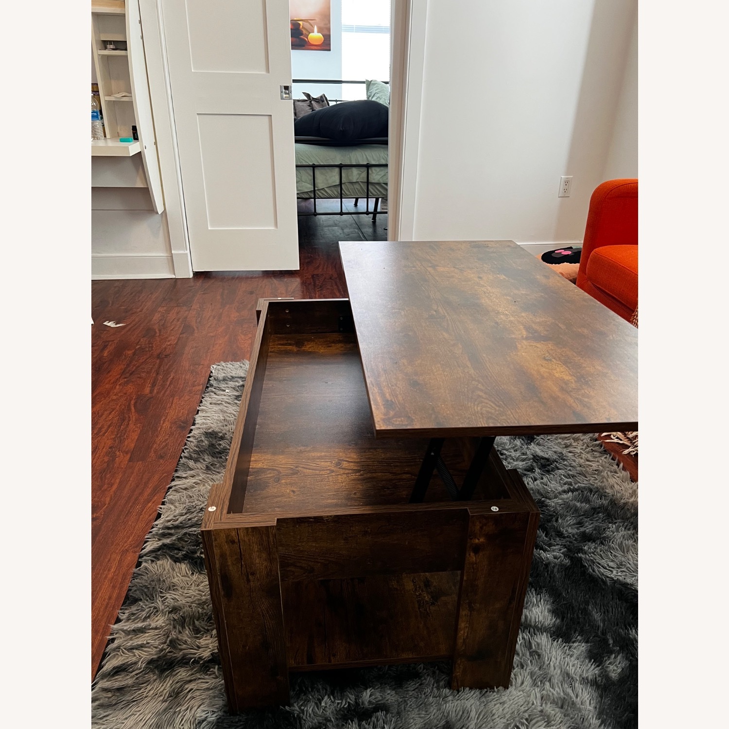 Amazon Dark Brown Coffee Table - image-2