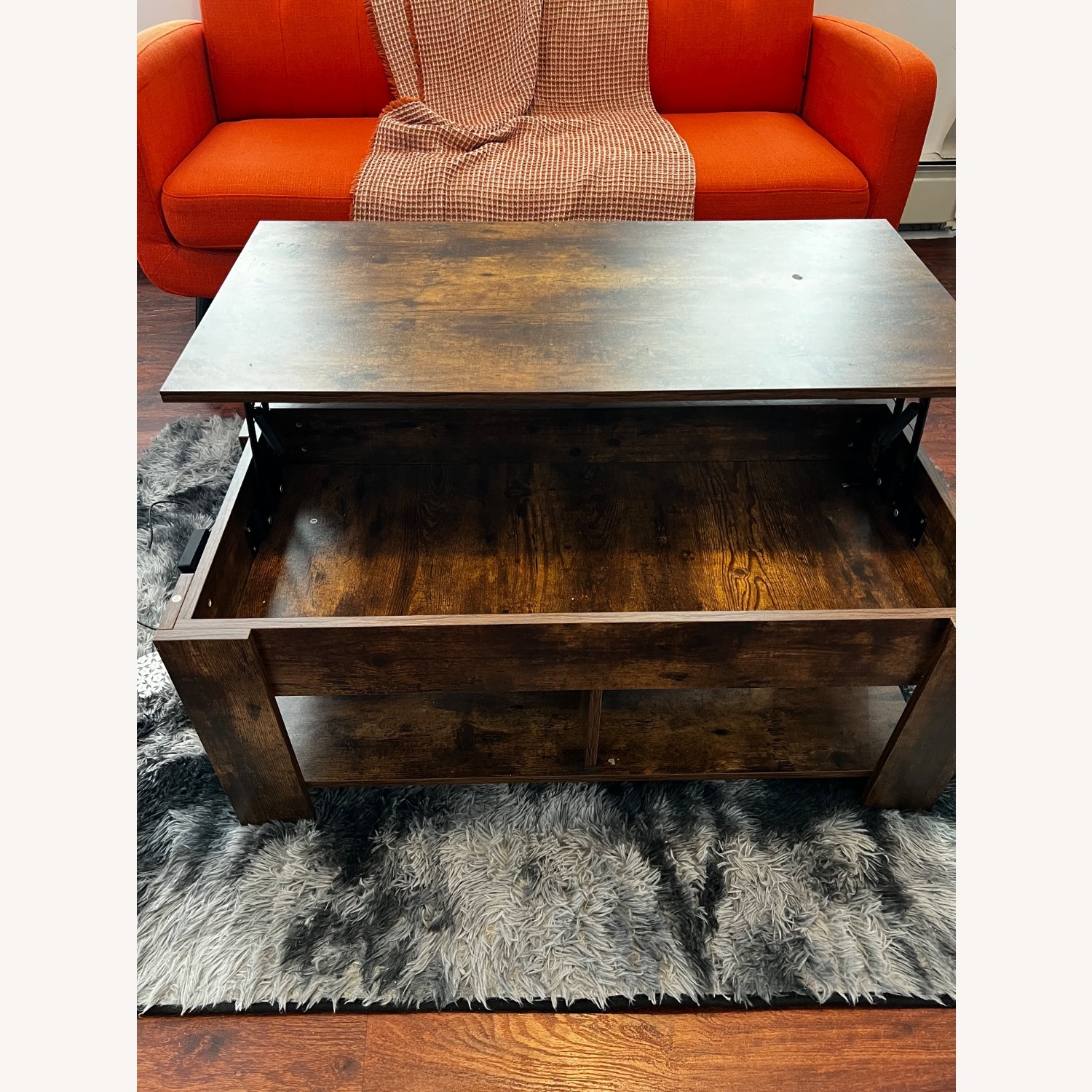Amazon Dark Brown Coffee Table - image-4