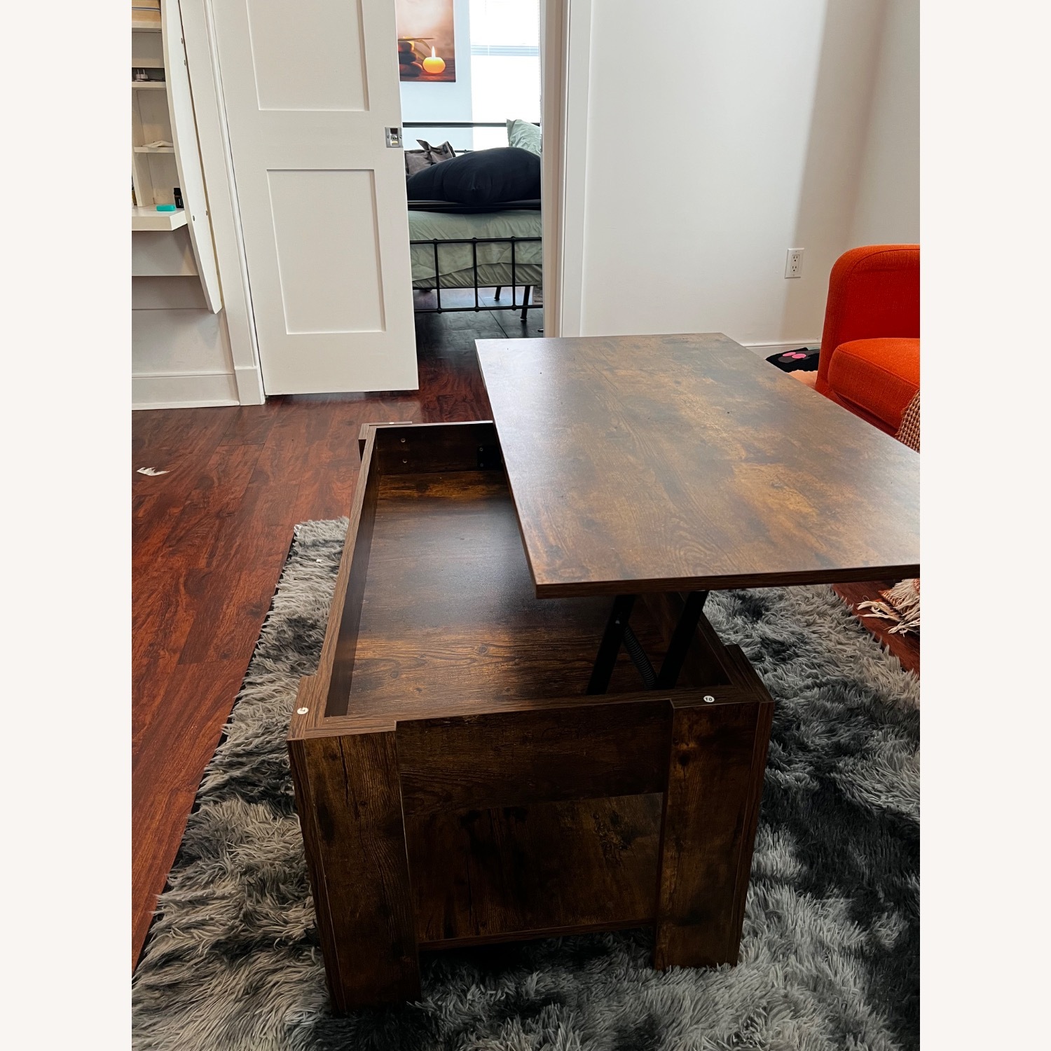 Amazon Dark Brown Coffee Table - image-1