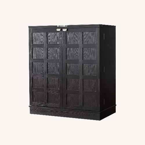 Used Crate & Barrel Steamer Bar Cabinet for sale on AptDeco