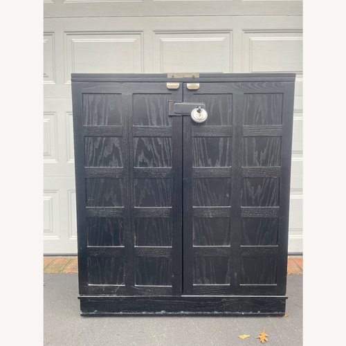 Used Crate & Barrel Steamer Bar Cabinet for sale on AptDeco