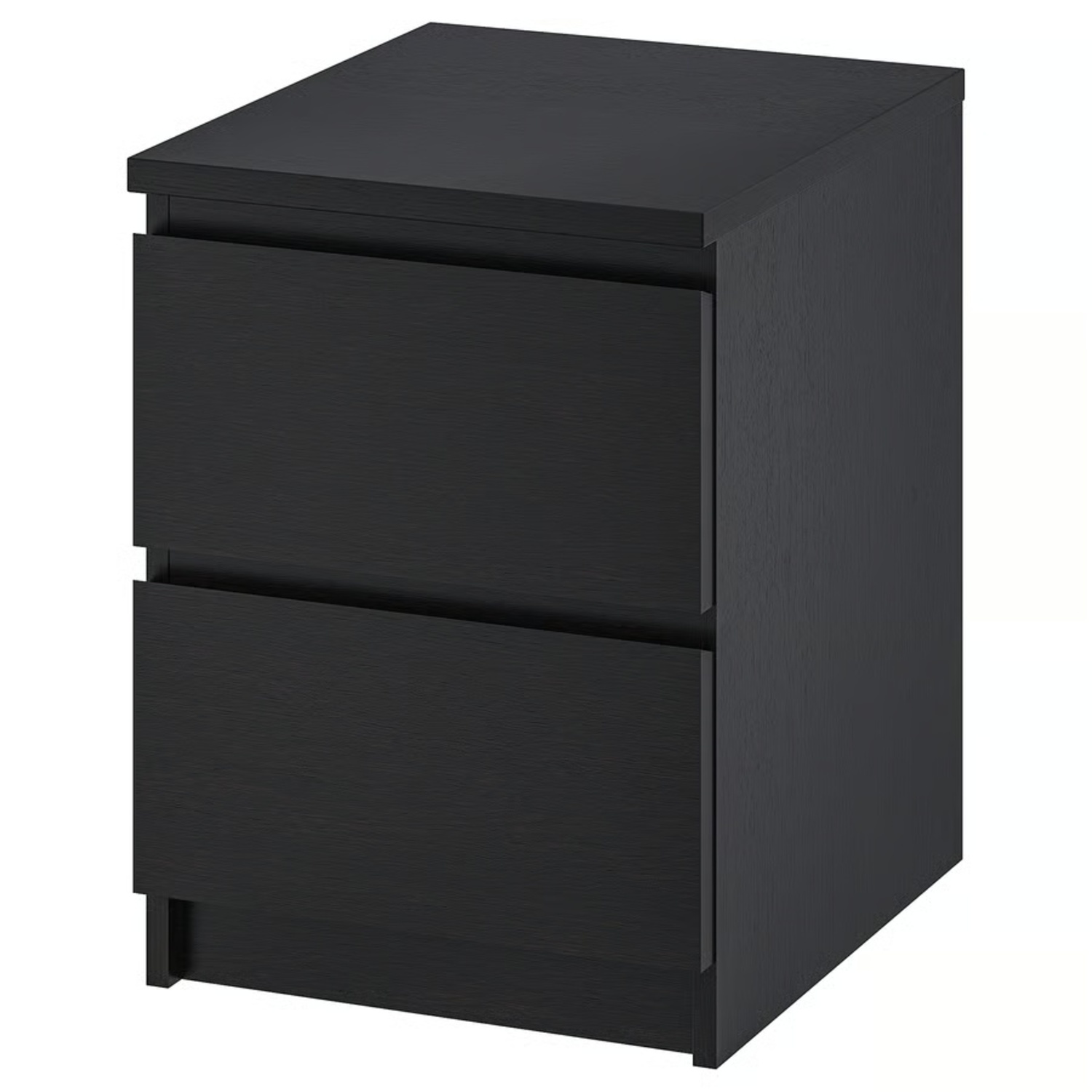 IKEA MALM Black Nightstand - image-4