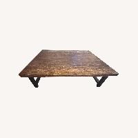Dark Brown Wood Coffee Table