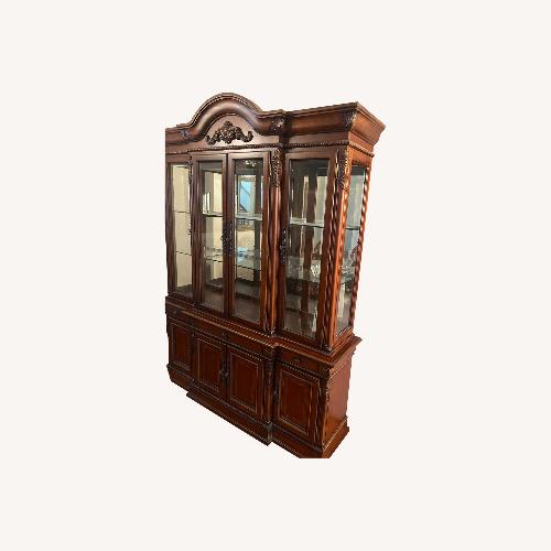 Used Universal Furniture Dark Brown Wall Unit for sale on AptDeco