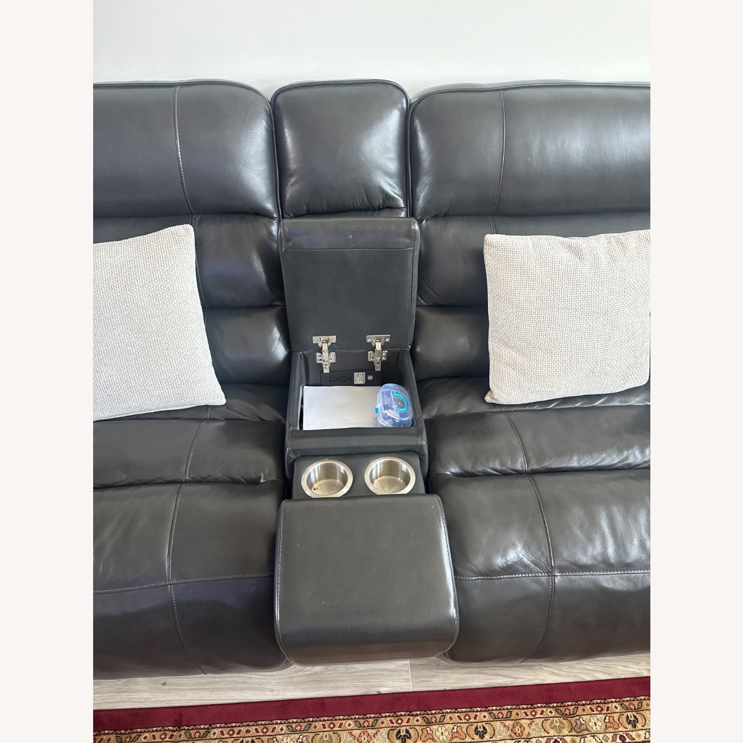 Value City Furniture Black 3+ Piece Sectional - image-9