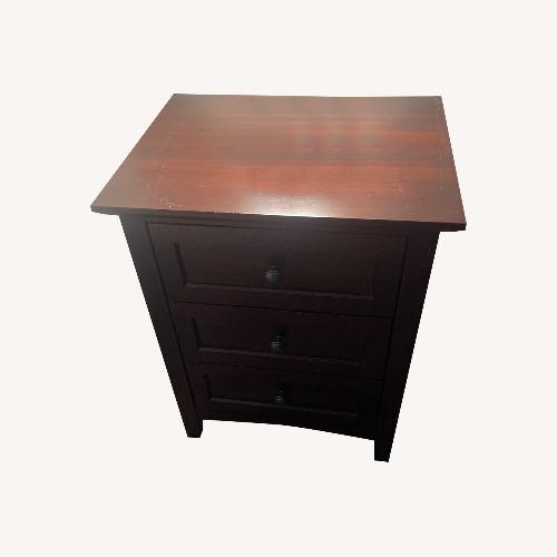 Used Dark Brown Wood Side Tables for sale on AptDeco