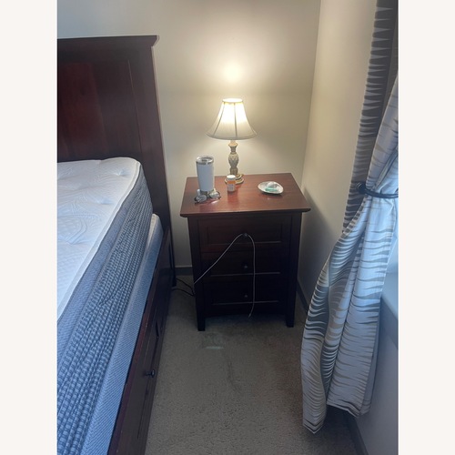 Used Dark Brown Wood Side Tables for sale on AptDeco