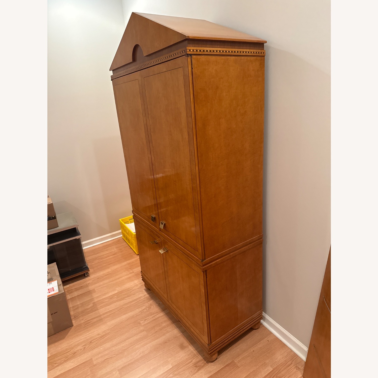 Drexel Burlwood Natural Wood Armoire - image-3